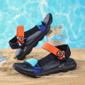 ODM OEM New low price kids soft sandals comfortable EVA bottom odorless shoes for boys custom fashion children's beach sandalias